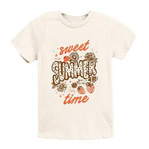 Футболка с коротким рукавом Sweet summer time strawberry youth The Juniper Shop, Cream