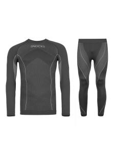 Базовый слой SNOCKS, серый/светло-серый