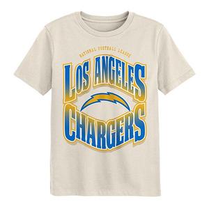 Футболка Youth cream Los Angeles Chargers Huddle Outerstuff