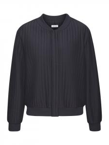 Куртка-бомбер серо-синего цвета LASCANA