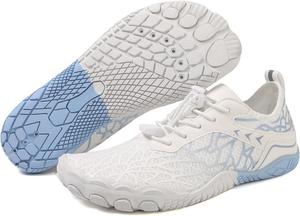 Ботинки для походов для женщин и мужчин, дышащая спортивная обувь, кроссовки для трейлраннинга с нулевым падением и широкой носочной частью Generic, синий