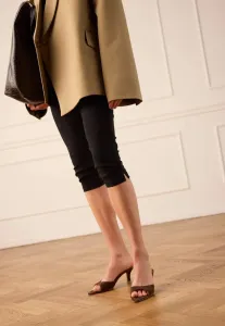 Открытый носок Manfield, Braun