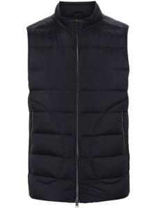 Herno жилет с воротником-стойкой, синий