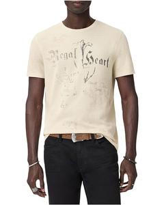 Мужская футболка John Varvatos Regal Heart Tee KG7191R25, Faded Twine