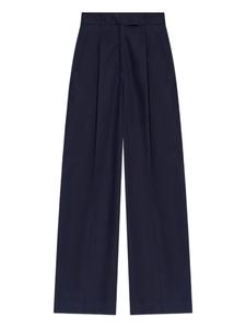 Брюки со складками APC A.P.C., синий