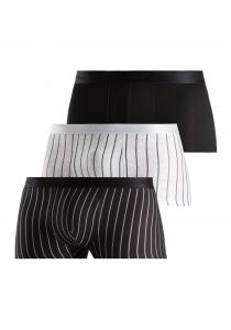 Трусы s.Oliver Boxer shorts Hipster, цвет black/white/mottled white