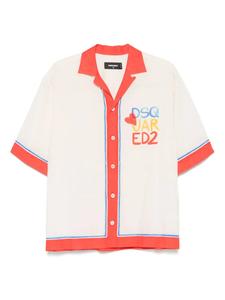Рубашка с принтом DSQUARED2, нейтральный
