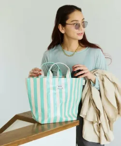 Ламинированная двойная сумка-тоут EU Deli Rootote, цвет Blue-Green