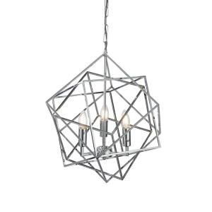 Подвесной светильник searchlight Cube, сталь - 3-пламенная