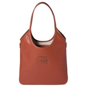 MIU MIU Сумка через плечо Ivy Cow Leather для женщин Rusty Red
