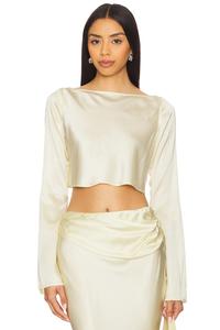 Топ Enza Camila Coelho, butter yellow