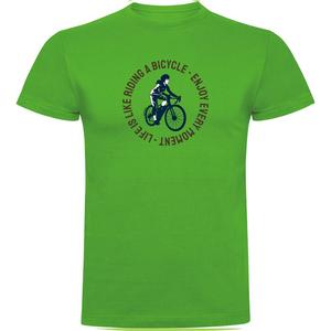 Футболка Kruskis Life Is Like Riding, зеленый