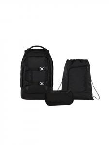 Satch Набор школьных рюкзаков PACK Nordic Black, 3 предмета, черный