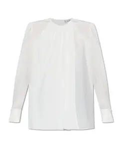 Шелковый топ Кэрол Max Mara, белый