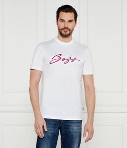 Футболка мужская Boss хлопковая с вышивкой, белый