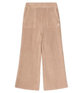 Хлопковые спортивные штаны Polo Ralph Lauren Kids, Camel Heather