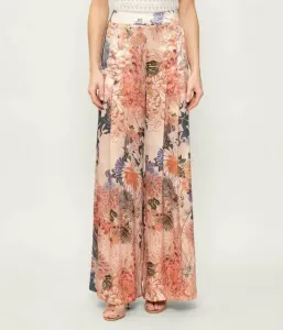 Атласные брюки relaxed fit Guess Jeans, мультиколор