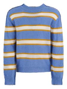 Полосатый свитер Marni, синий