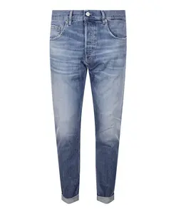 Удобный крой, высококачественный деним. Джинсы. Dondup, синий