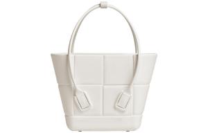 Bottega Veneta Сумка-шоппер из резины мини женская меловая белая