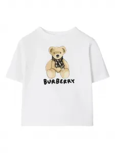 Футболка Thomas Bear BURBERRY KIDS, белый