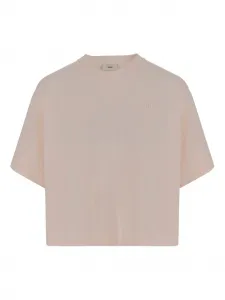 Футболка с вышитым логотипом AUTRY, розовый