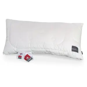 Подушка синтетическая Climacozy Kissen 1 шт., синтетическая подушка с терморегуляцией, размером 40x80 или 80x80 см Stendebach, белый