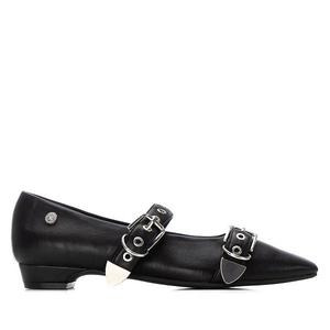 Женские балетки Mary Jane с острым носком 144266 Xti, Black