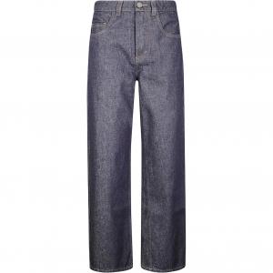 Высокие прямые джинсы UMA WANG, синий