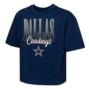 Детская футболка big city boxy Dallas Cowboys в синем цвете Outerstuff