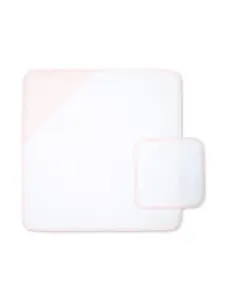 Набор из двух полотенец с контрастной отделкой FENDI KIDS, белый