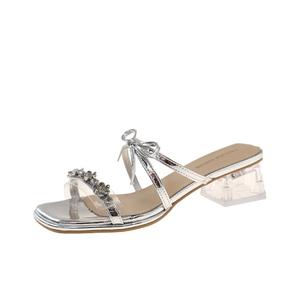 Aimilian Быстросохнущие шлепанцы женские серебристые, цвет Silver