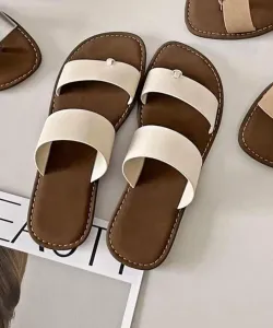 Сандалии-вьетнамки с двойным ремешком Aimoha - Select -, цвет Off White