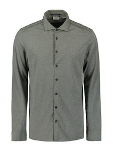 Рубашка на пуговицах классического кроя No Excess, Green