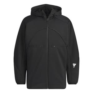 Adidas Куртка с капюшоном унисекс, Black/Bright White