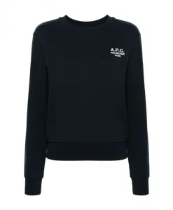 Вышитая толстовка «Рю Мадам» A.P.C., синий