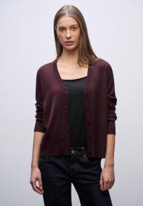 Кардиган Street One MIT V-AUSSCHNITT, Rot/Berry