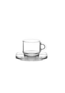 Чашки кофейные Cofi Lav Cozy с блюдцами, 91 мл, 12 штук