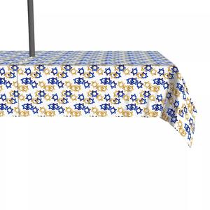Водоотталкивающая, для наружного использования, 100 % полиэстер, 60x104 дюйма, декор Star of David
