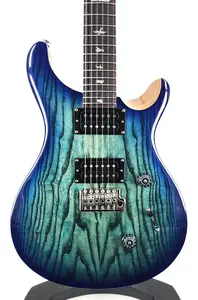 Paul Reed Smith PRS SE Custom 24 Ltd Ed Экзотический клен с узором бурла - Лэйк Блю