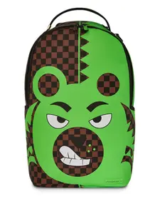 Рюкзак Green Bear Face sprayground kid, коричневый