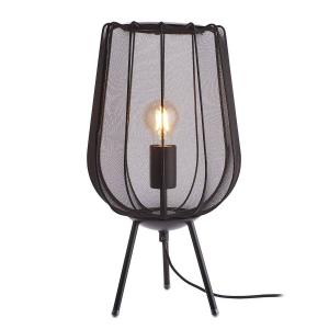 Настольная лампа BUTLERS AMAL, железо / полиэстер - 1-световой - черный