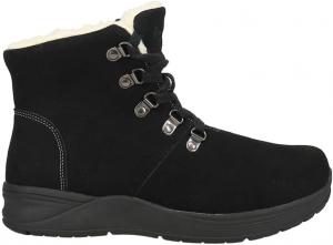 Женские ботинки Propet Demi с полукруглым носком, снегоступы, повседневные, на щиколотку, низкий каблук 1-2 - черные