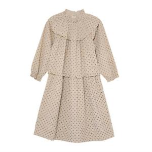 Платье из вельвета Flakes для девочки в цвете stone Cozmo, Stone