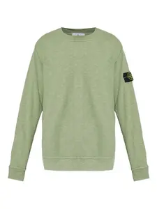 Толстовка с нашивкой-логотипом Stone Island, зеленый