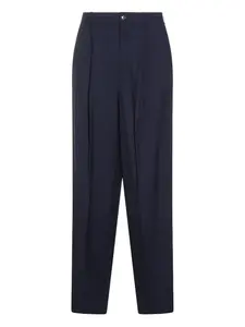 Брюки с защипами спереди и боковыми карманами Aya Muse, синий