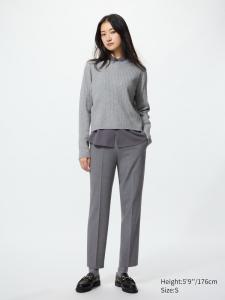 Классические брюки до щиколотки (удлиненные) Uniqlo, 05 grey
