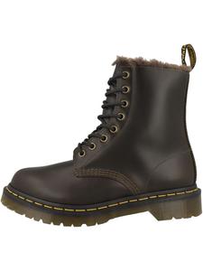 Dr. Martens Ботинки на шнуровке 1460 Serena темно-коричневого цвета