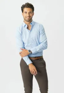 Оригинальная формальная рубашка для выступлений Teeshoppen, Light Blue