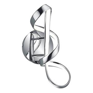 Светодиодный настенный светильник Reality Leuchten Perugia, железо - 1-пламень - серебро